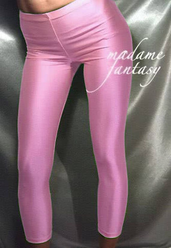 women in shiny spandex