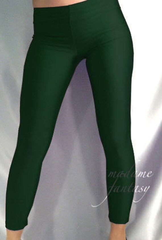 Green spandex pants Clearance