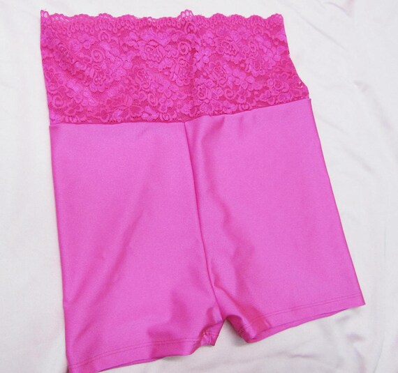 neon pink hot pants
