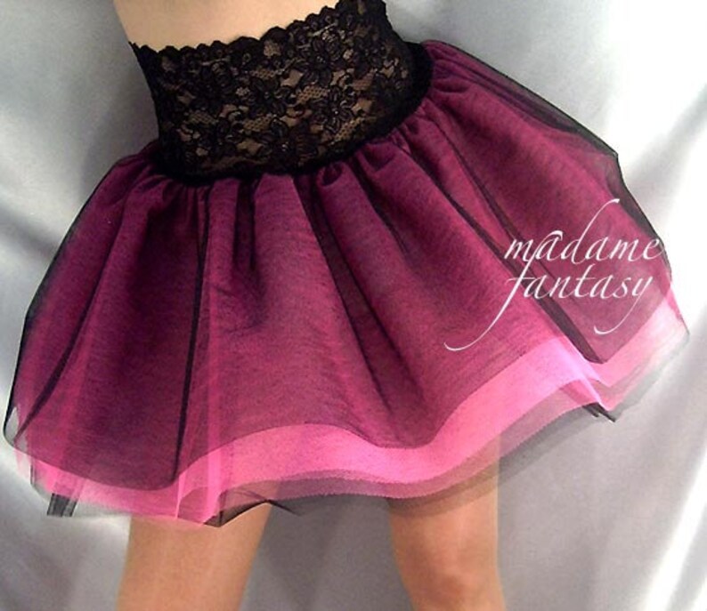 black net tutu skirt