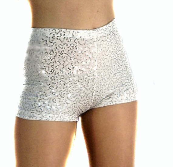 pink high waisted hot pants