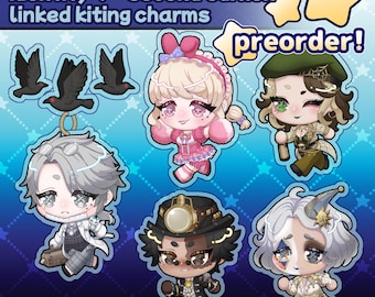 PREORDER | IDENTITY V | IDV Survivor Linked Acrylic Kiting Keychains  | Second Edition