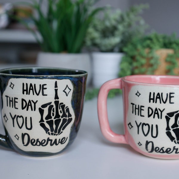 Sassy Ceramic mugs, Handmade mug