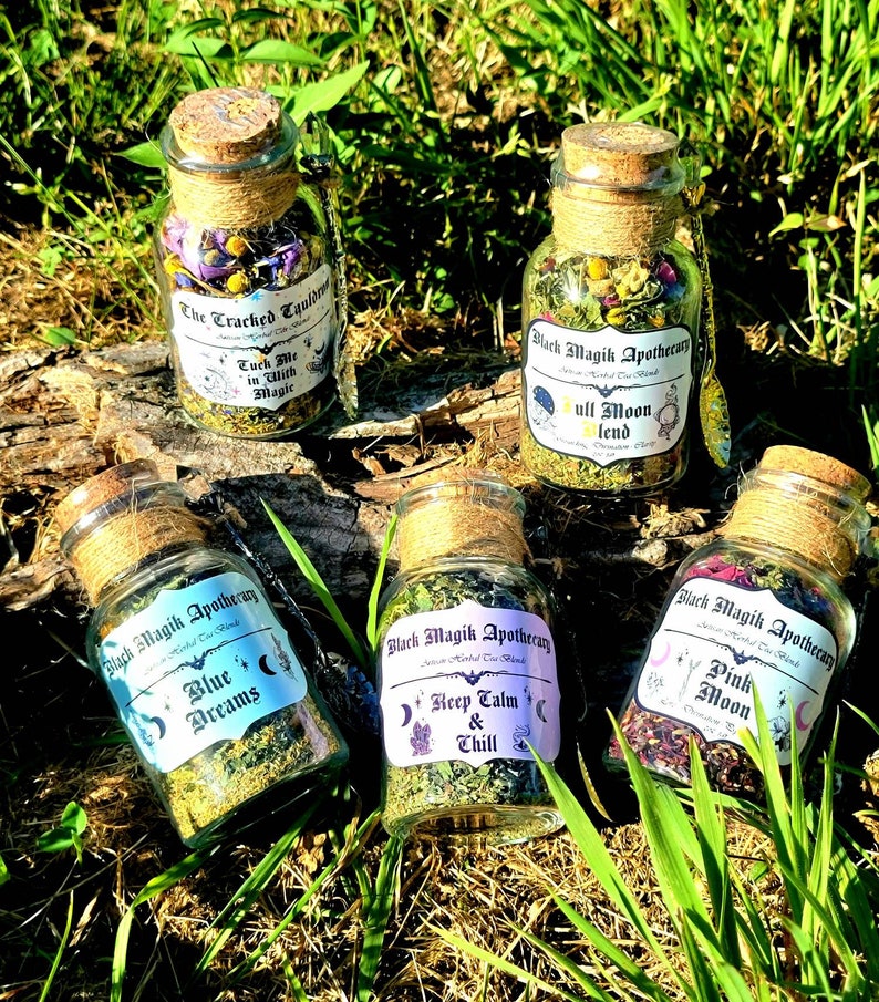 Keep Calm & Chill: Artisan Herbal Tea Blends, Chemical Free Herbs, Lemon Balm, Tulsi, Catnip, Lavender image 4