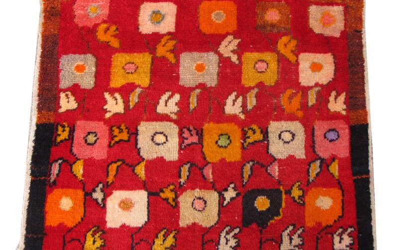 150x80 cm 59x31 inches Red Field Funky Design oushak rug Tribal Rug Allover Design Handmade Rug 4/'11 x 2/'7 ft Oushak Carpet pink rug
