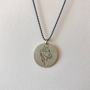 Horse Head Necklace-Horse Jewelry