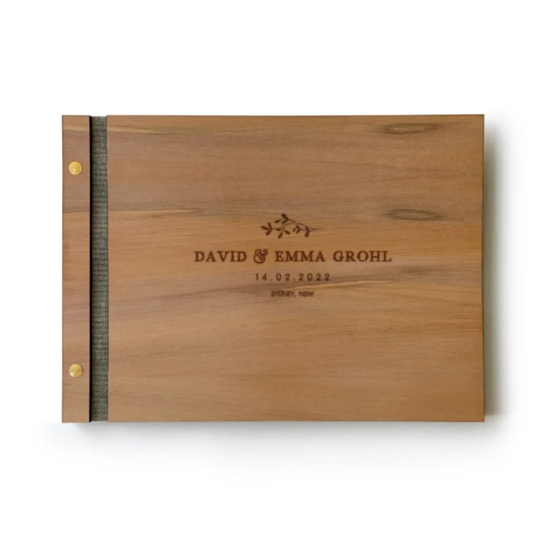 Rustic Wood Guest Book Rustic Guest Book Wood Guest Book Etsy