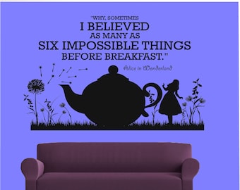 Alicja w krainie czarów Wall naklejki