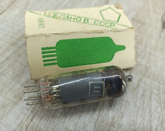 Vintage 6К4П Vacuum Tube: USSR Radio Lamp, Steampunk Project