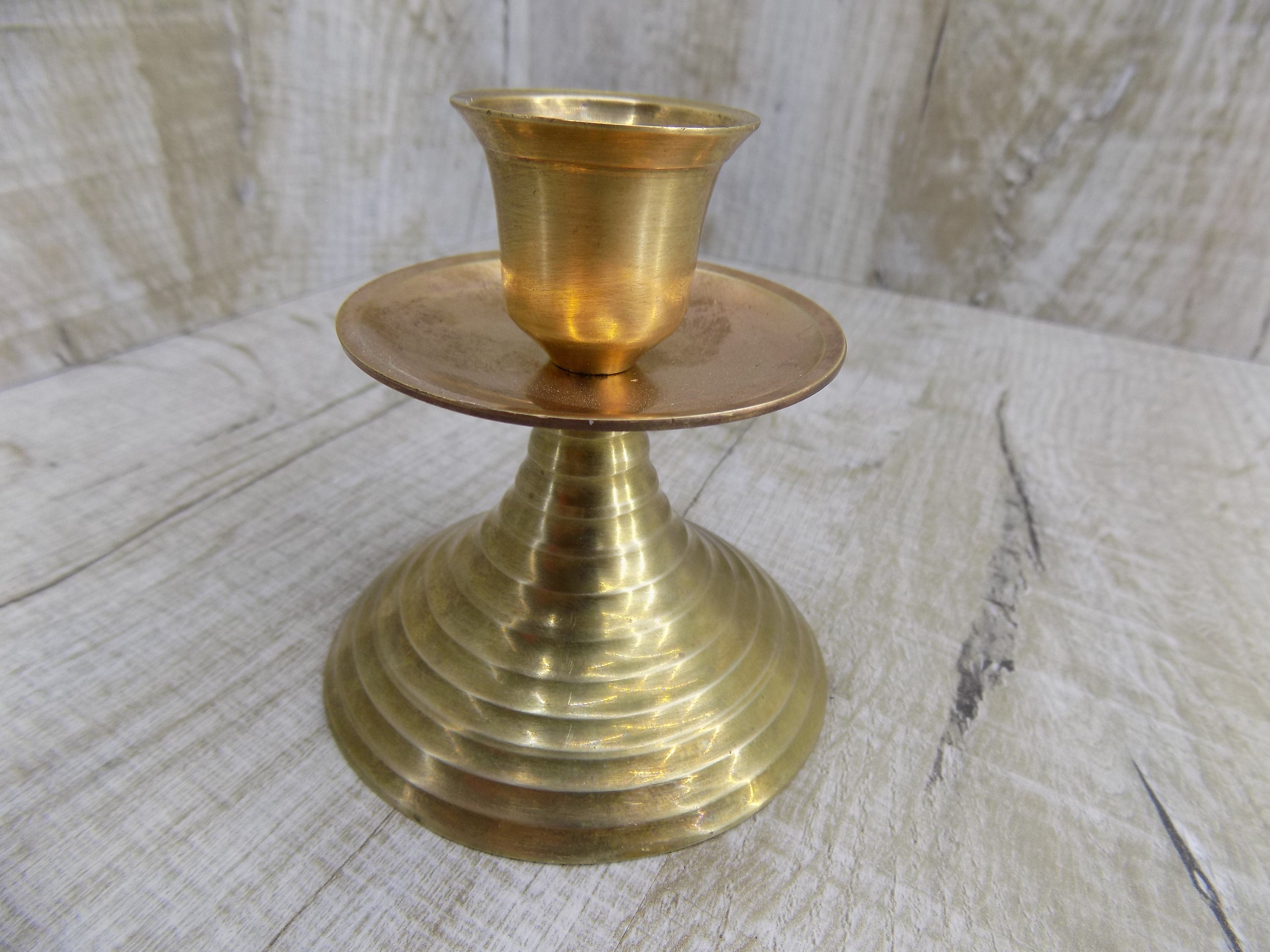Vintage Candlestick Metal Candle Holder Ritual Candlestick Etsy UK