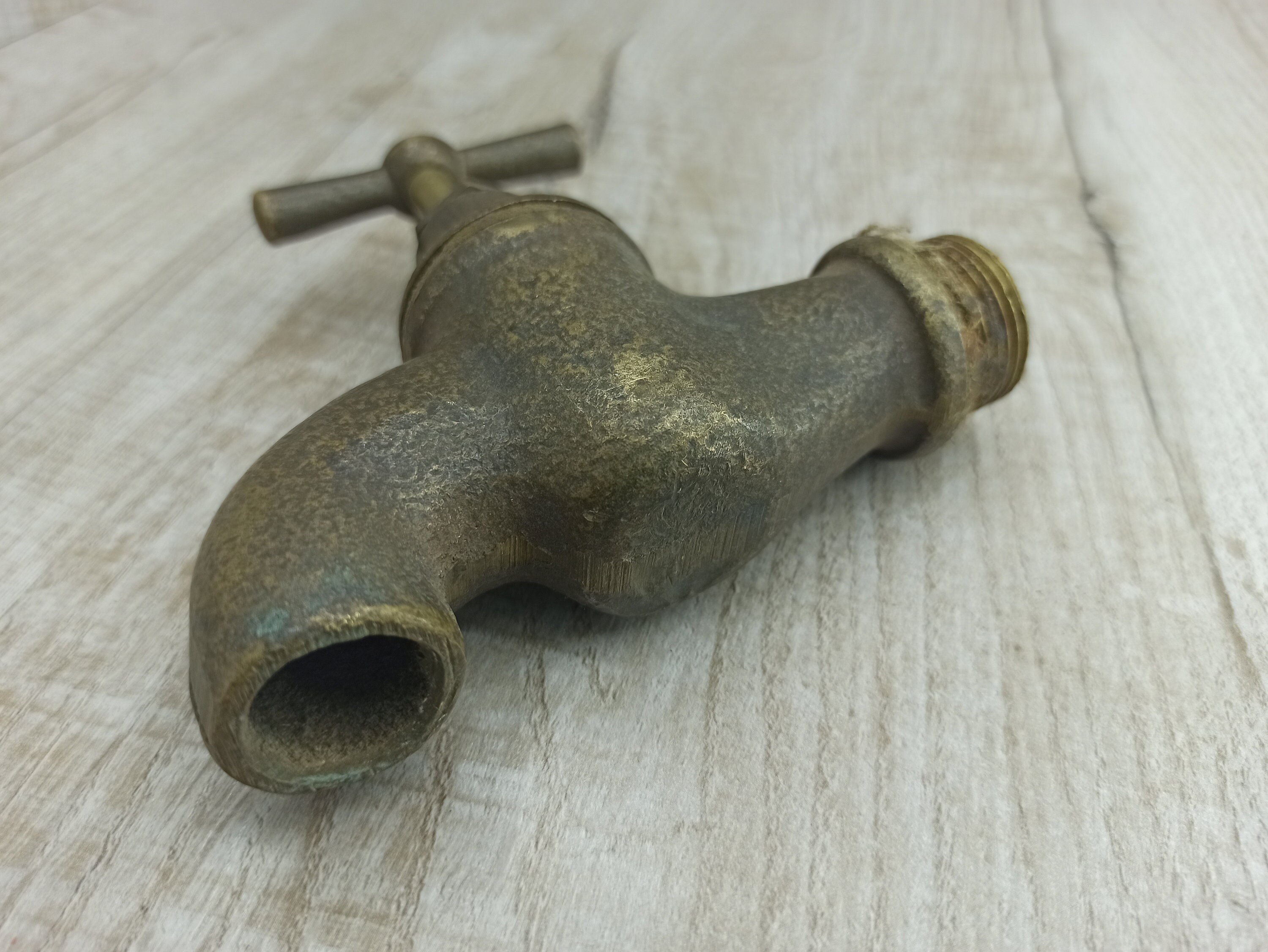 ANCIEN VINTAGE ROBINET En Laiton EUR 50,00 - FR