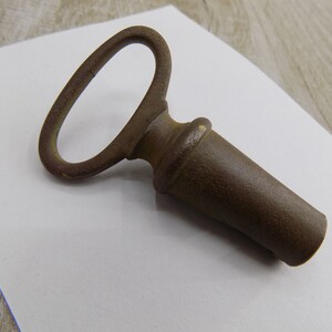 Antique Samovar small key of Samovar tap Antique small bronze spigot key Medium Brass old key Unique antique key Secret room key
