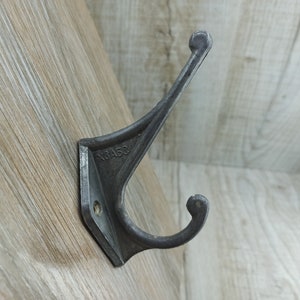 Vintage aluminum Coat Hooks Rustic silver hook figured bathroom hook Towel hanger Folding Rack Clothing storage Coat Hooks Wrought Hanger