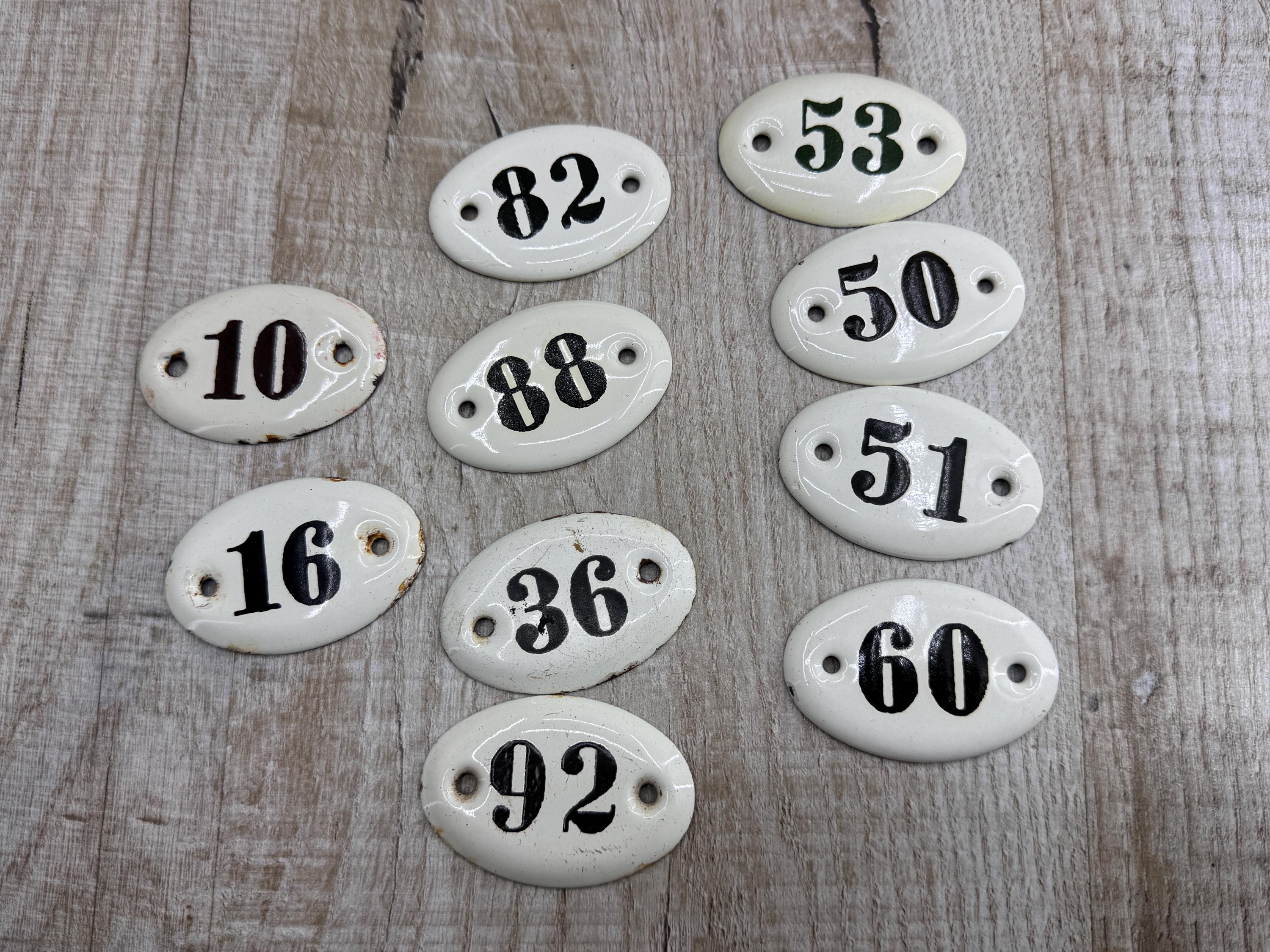 Chiffre De Maison Vintage – 5,5 Pouces – Fonte – Numéro 3 – Blanc Et Or – Uxcell