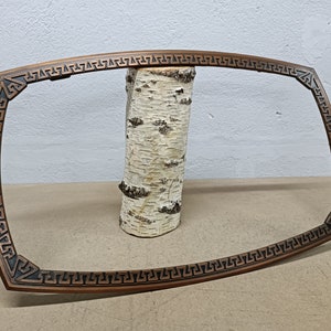 Large rectangular picture frame antique cast frame Vintage Greek mosaic Solid carved frame wall mirror Large Bathroom rim circle gallery
