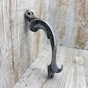 Vintage Türgriffe Riesige Metalltürgriffe mit Haken Einzigartiger Griff antike Türgriffe Retro Knöpfe Fenstergriffe