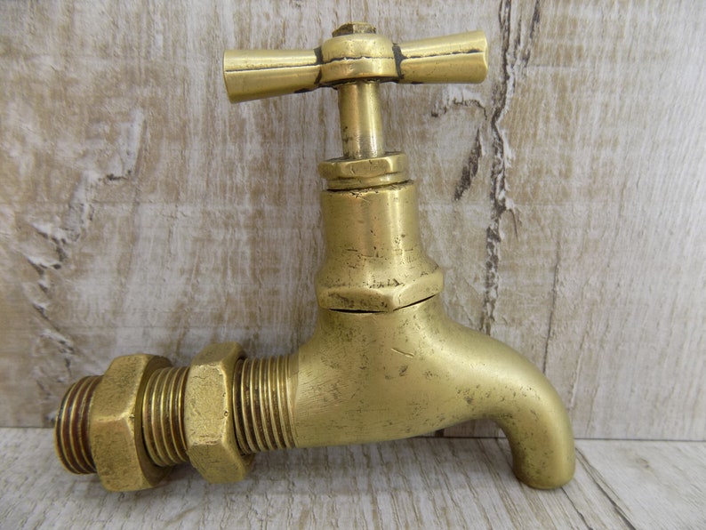 Vintage Water Faucet Soviet Brass Water Tap Old Water Valve Etsy