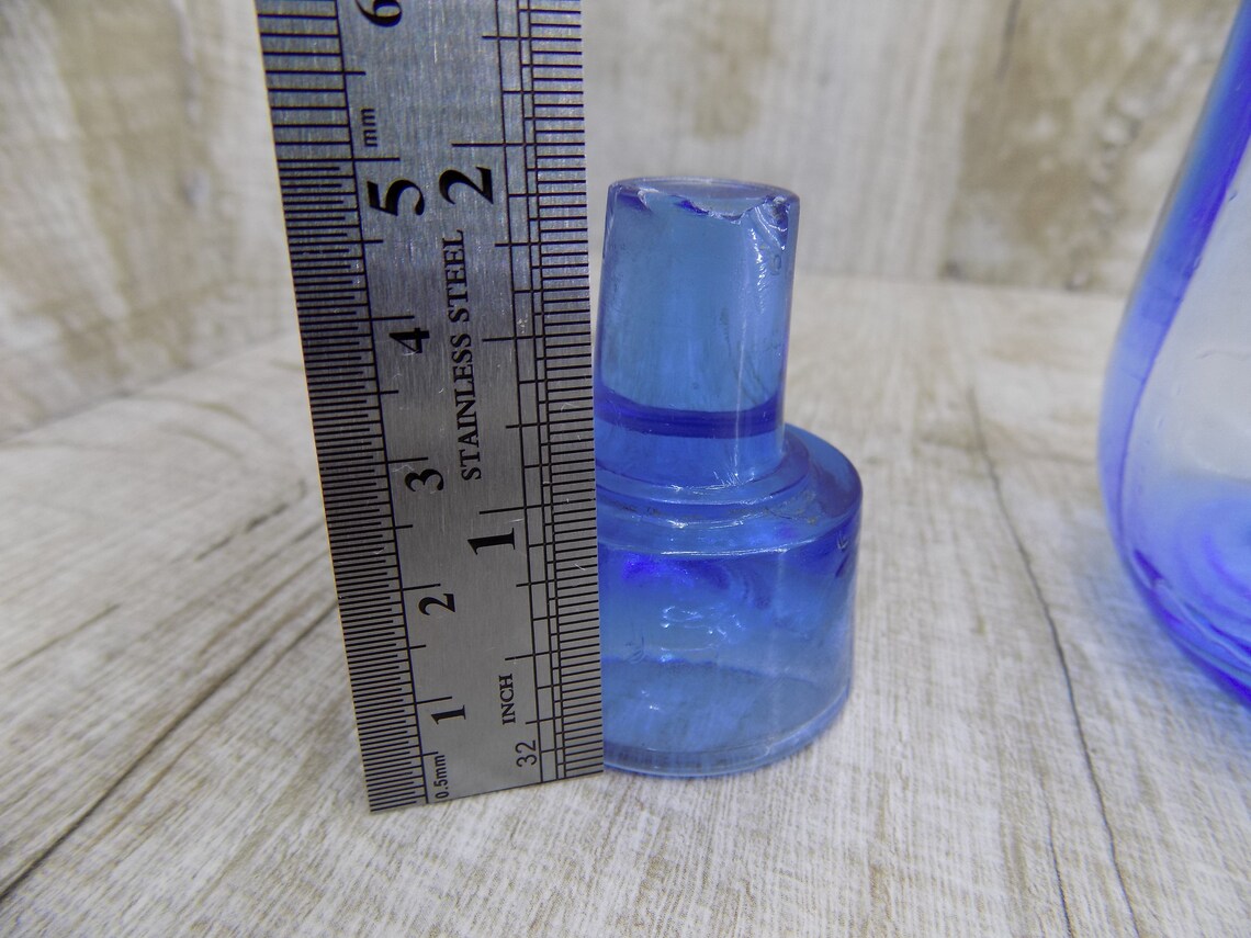 Vintage Glass Bottle Flask Decanter Medical Decanter Etsy