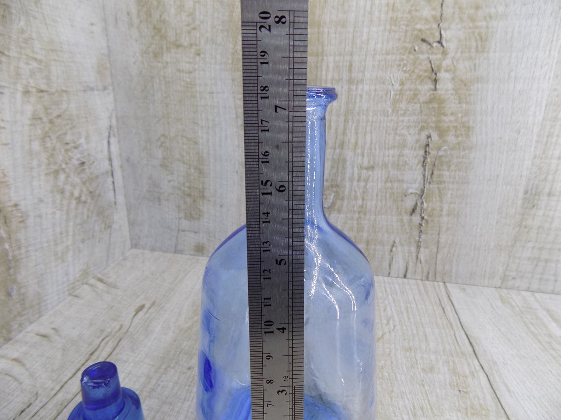 Vintage Glass Bottle Flask Decanter Medical Decanter Etsy