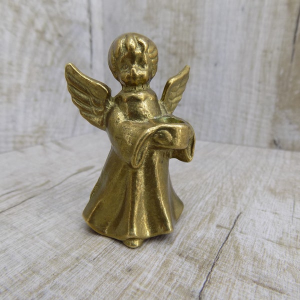 bougeoir ange en bronze vintage Petit bougeoir Bougeoir Bougeoir Ange décoration maison Ange enfant Bougeoir En métal