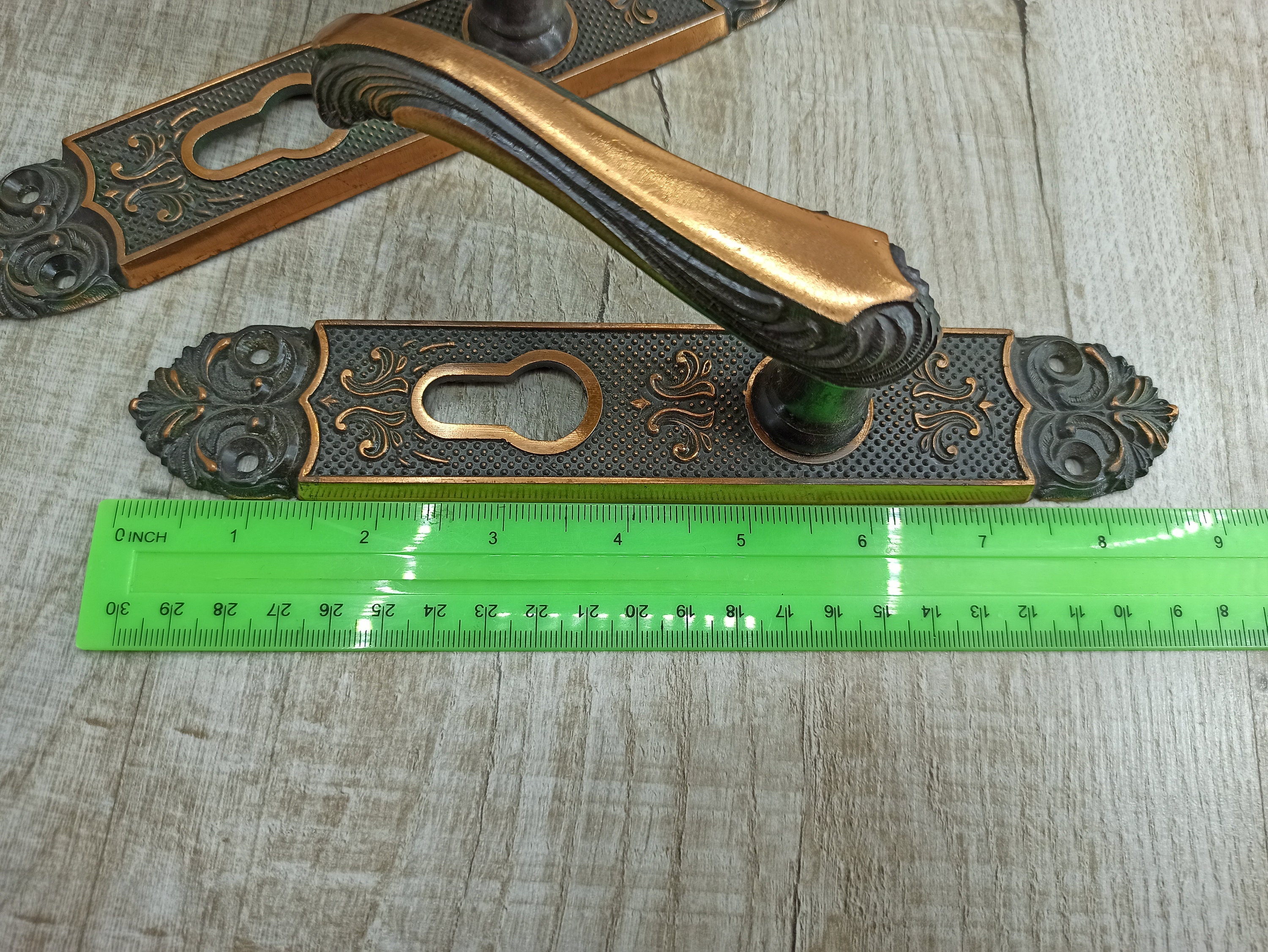 Vintage Door Knob Old Door Knobs Left Right Handles Pair Etsy