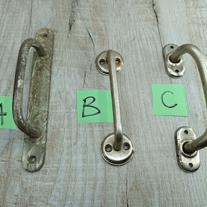 Vintage Metal Door Handle: Rustic Soviet-Era Knob