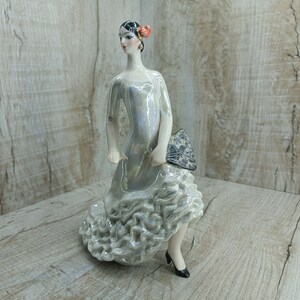 Vintage Porzellan Tänzerin Figur, Karmen, UdSSR, Kiev, 1970er Jahre Bild 3