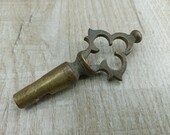 Antique Samovar key Large key of Samovar tap Antique small bronze spigot key Medium Brass old key Unique antique key Secret room key