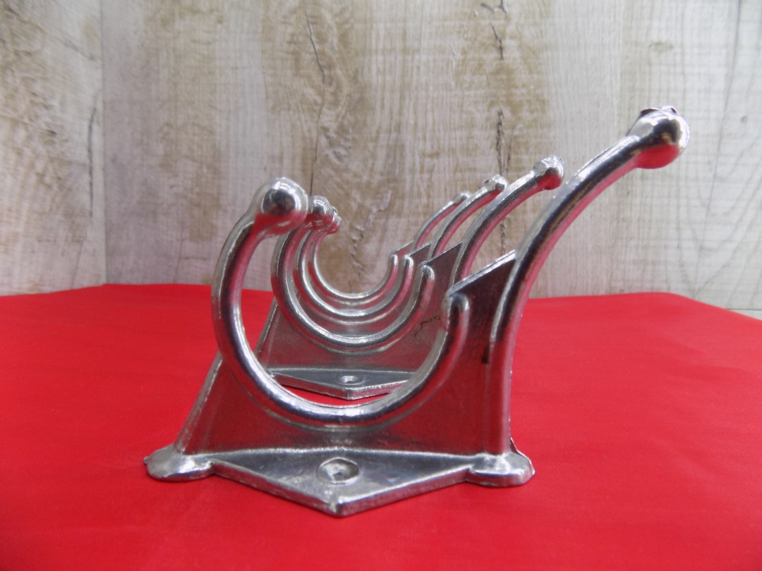 Vintage Metal Coat Hooks Rustic Silver Hooks Figured Bathroom Etsy