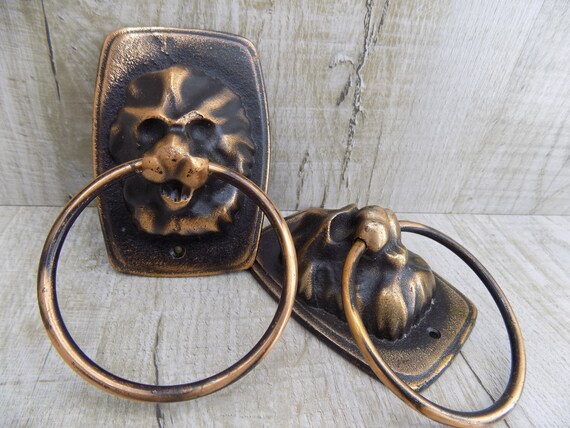 Vintage Door Knob With Lions Old Door Knobs Vintage Door Knobs Etsy