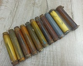 11 Parts Vintage door knob Old door knobs Soviet door handle Large Rustic handles Retro knobs German Bakelite Gray