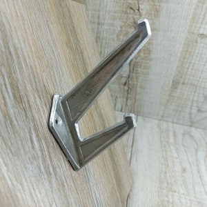 Vintage durable aluminum Coat Hooks Rustic silver figured bathroom hook Towel hanger Folding Rack Clothing storage Coat Hooks Wrought Hanger
