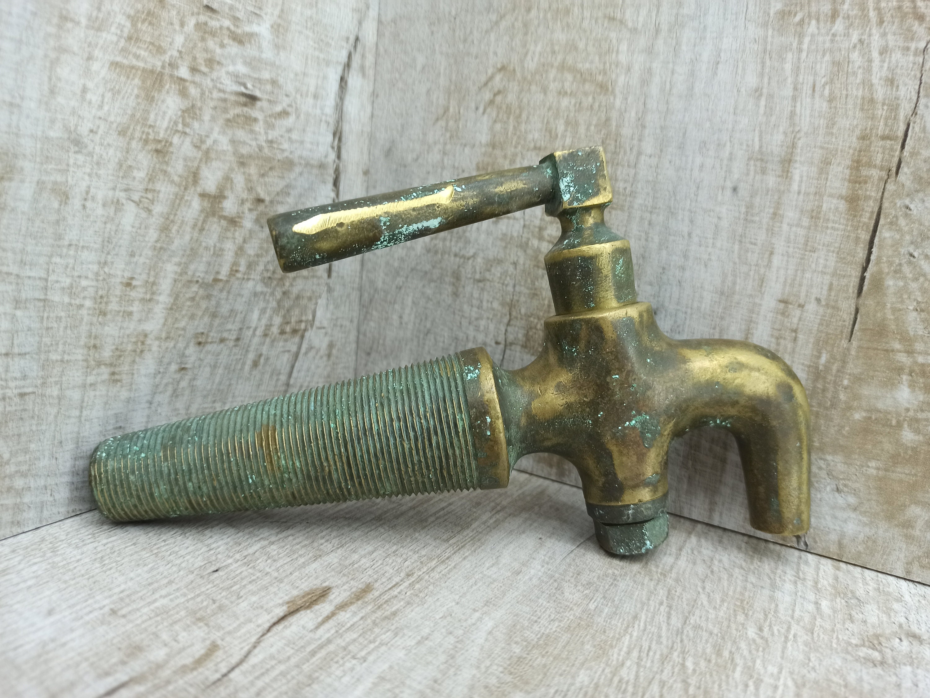 Giant Bronze Brass wine barrel faucet Vintage Water Faucet Etsy