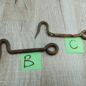 Door shutter Vintage bolt Rustic rust bolt Original décor old door Antique Gate Burglar-proof element Durable manual door lock Craquelure