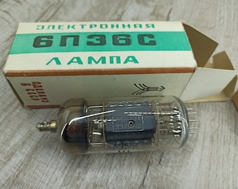 Vintage 6П36С Vacuum Tube: USSR Radio Lamp, Steampunk Project