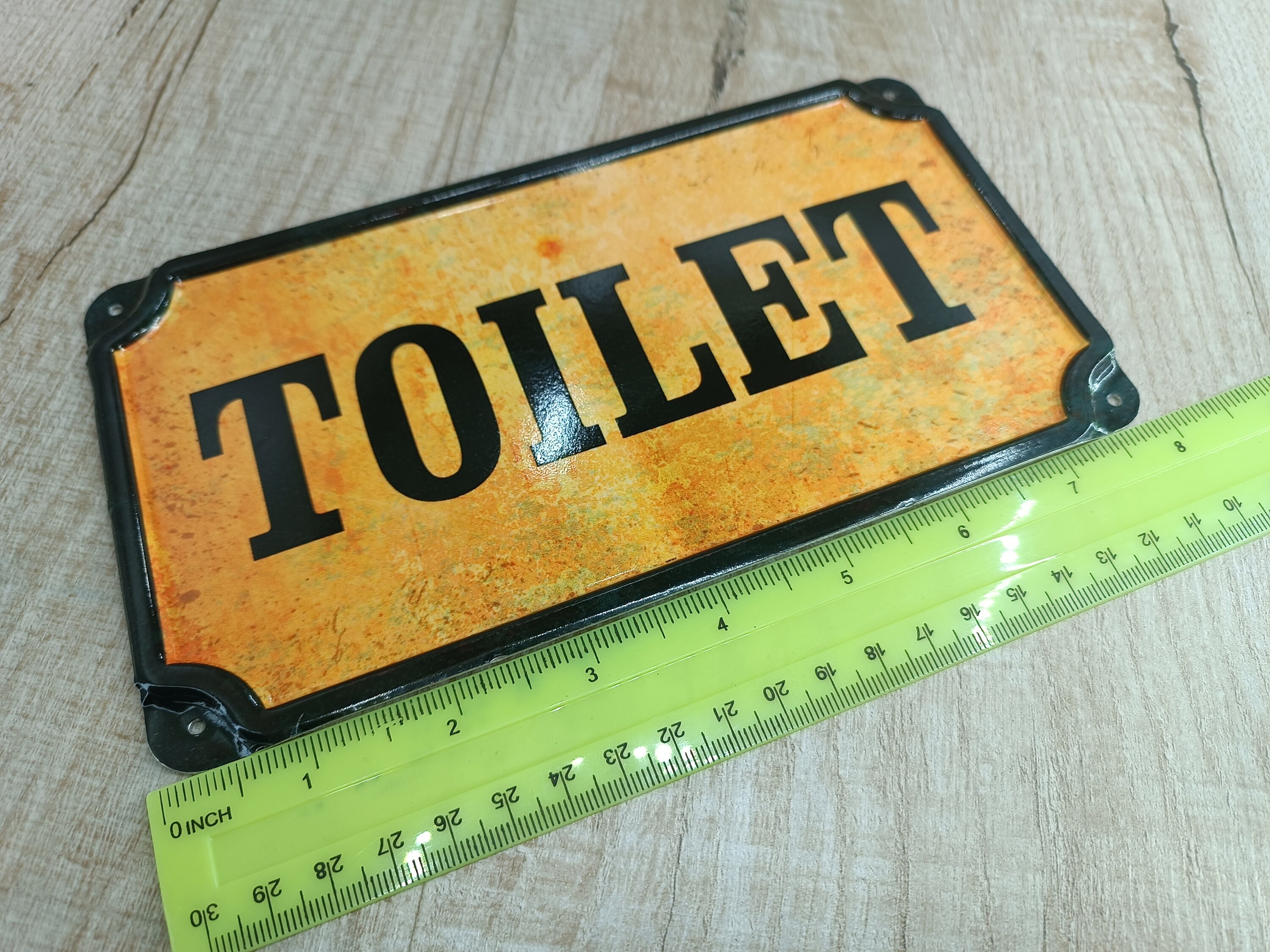 Vintage Style Toilet Sign: Metal WC Restroom Decor (8x4 In) - Etsy