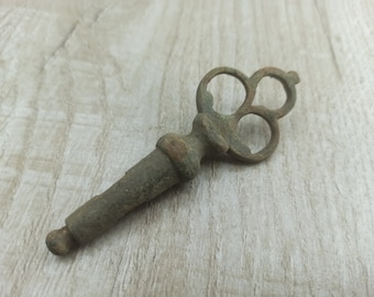 Vintage Brass Samovar Faucet Key - Antique Water Tap Decor