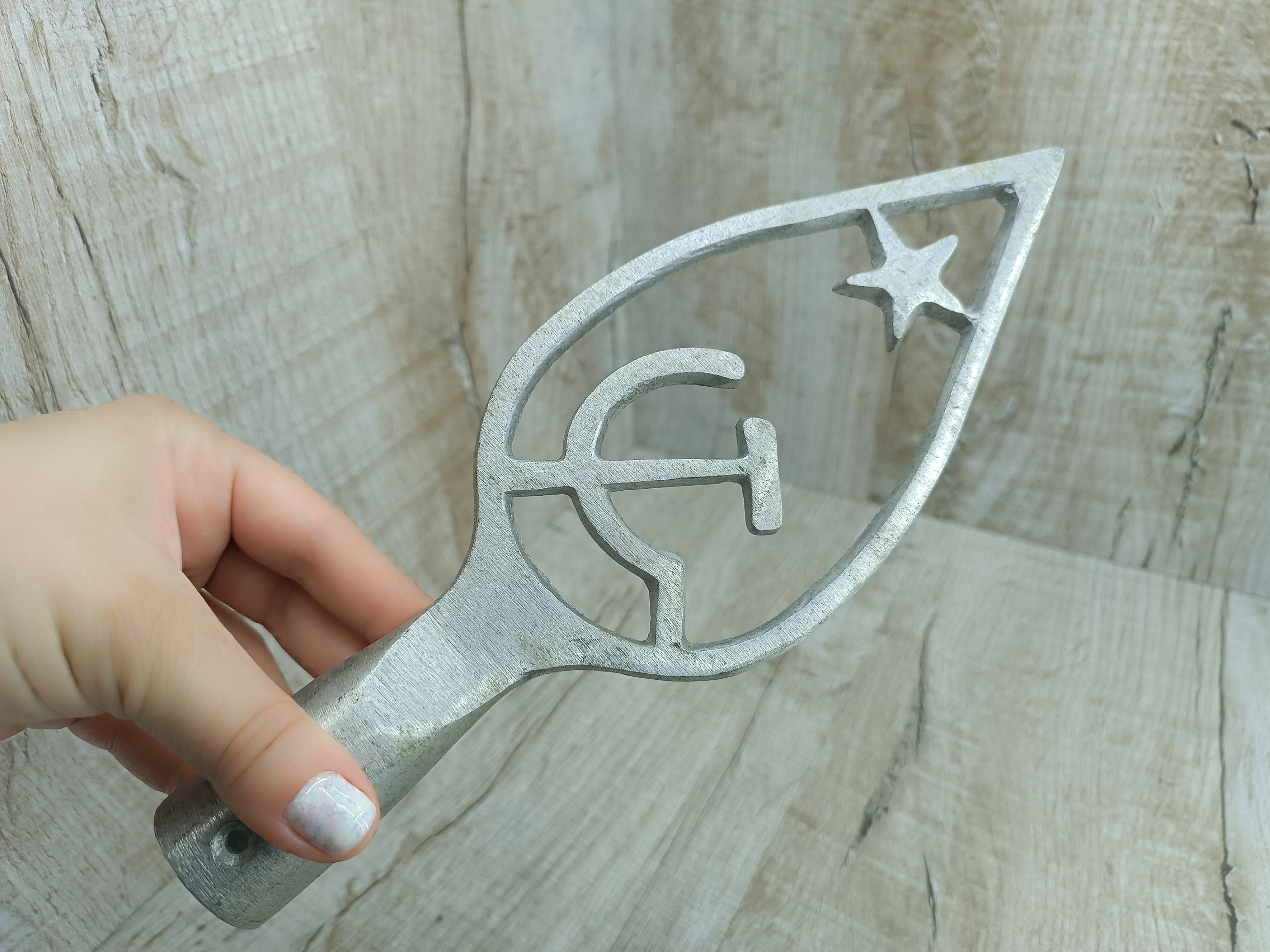 Pointe De Drapeau URSS étoile Faucille Marteau - Pommeau Fer - 1970