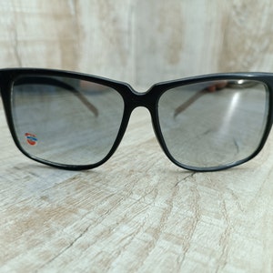 Vintage zonnebril in originele doos Sovjet bril mannen USSR bril Oude bril Made in USSR 1980s Disco zonnebril Zwarte bril