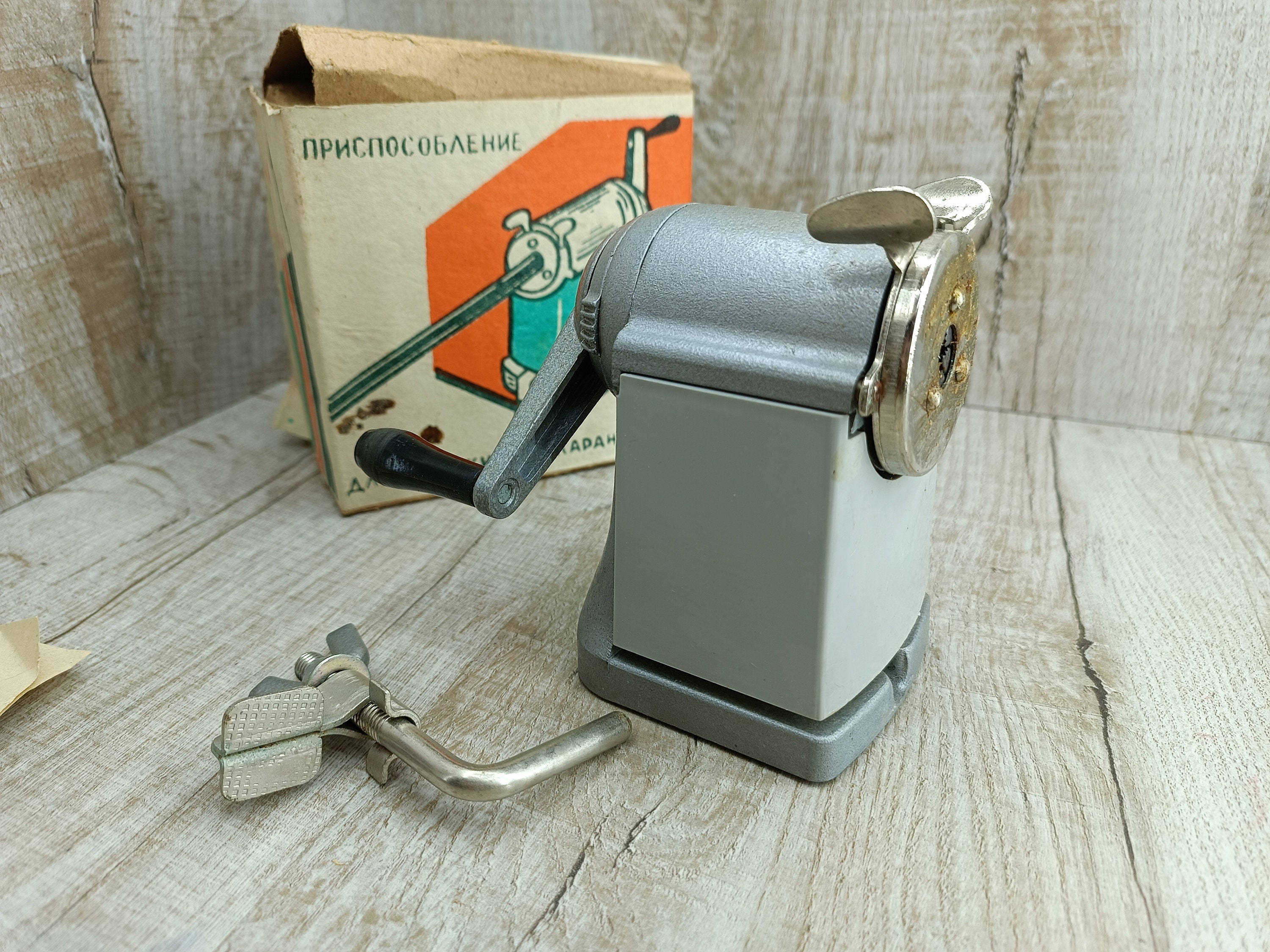 Old Pencil Sharpener Vintage Stationery Mechanical Pencil