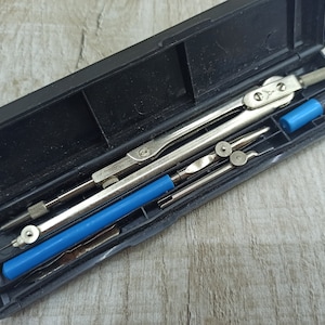 Vintage Architect Set Drawing Set Professional Drafting tools Engineer Drawing Instruments Drafting Set marking tools Design pens dividers