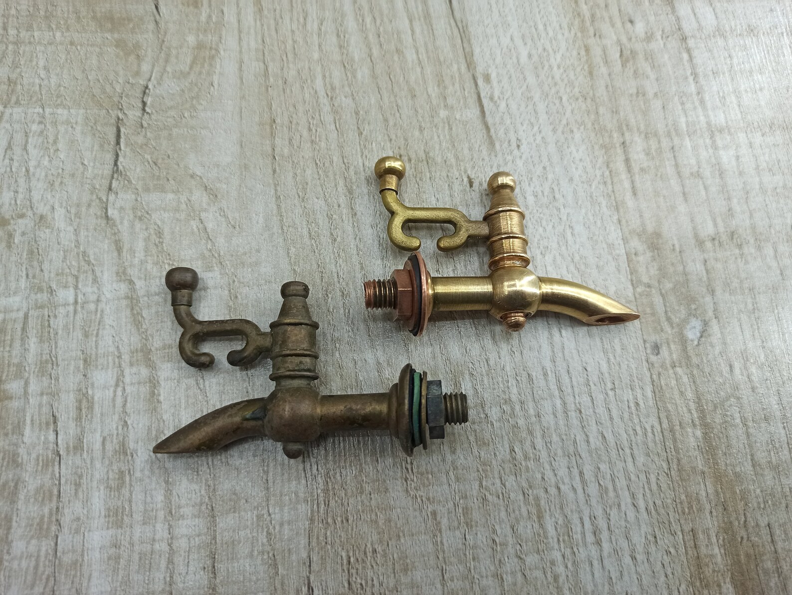 Mini Brass wine barrel faucet Bronze Vintage Water Faucet Etsy
