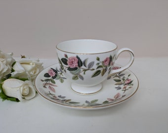 Wedgwood Trio, Hathaway Rose, Pink Rose, Cup Saucer & Side Plate