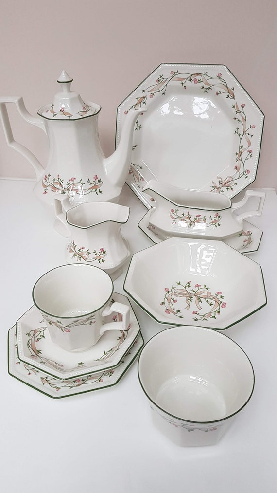 Service à Thé Vintage Johnson Bros - Porcelaine Anglaise - Arts de la table