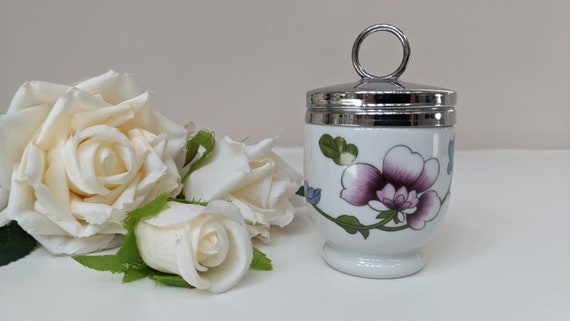 Royal Worcester Egg Coddler Black Berry Design Retro -  Israel