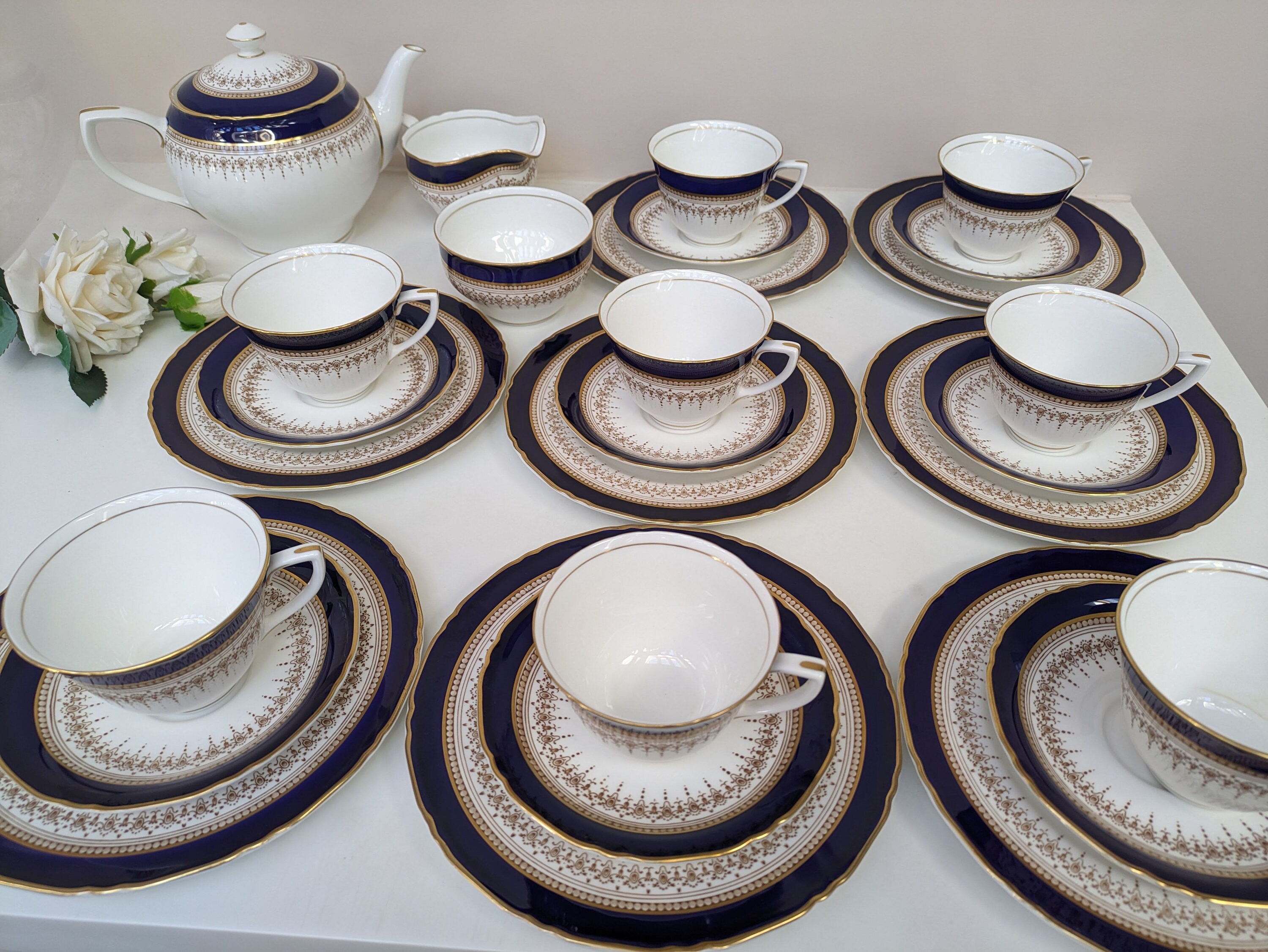  WORCESTER REGENCY ティーポットなどセット Vintage Dinner Set Pieces, Royal Worcester England, Regency