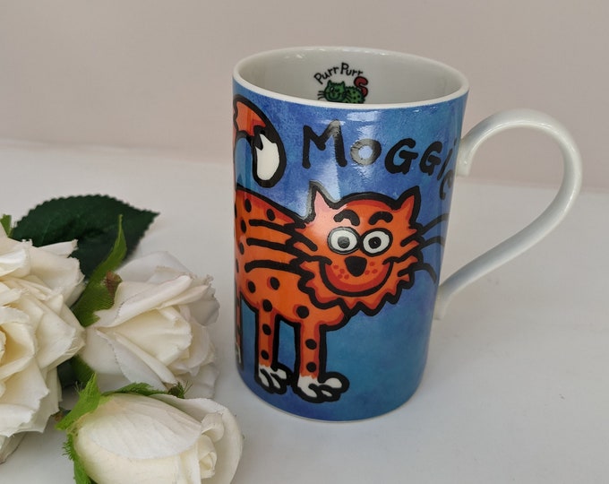 Dunoon Cats Mug, Moggies, Designed by Jane Brookshaw, Fun Cartoon Mug ...