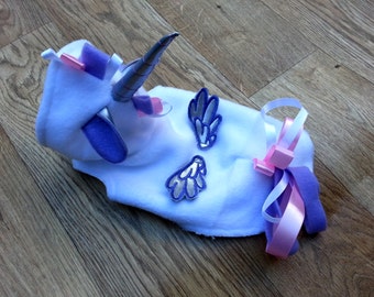 Handmade Unicorn Dog Costume – Halloween Puppy Outfit