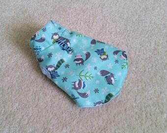 Small dog clothes harness Winter wonderland jumper, Chihuahua coat, puppy clothes Size - XXS only