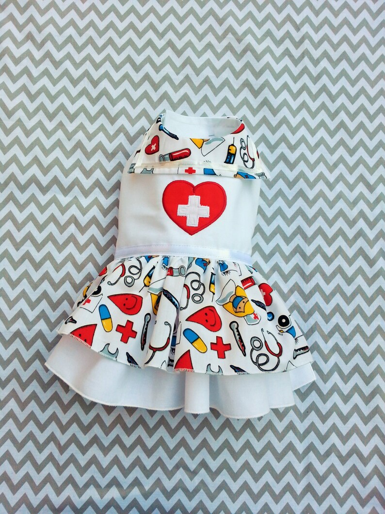 Small Dog clothing Nurse costume Doctor dress Chihuahua Etsy